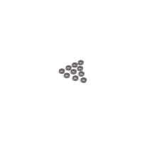 M3 Black Alloy Washers 2.00mm (pk10)