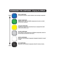 Mezzo Tyre Rear - Silver - Pre-Glued - pr