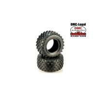 1:10 Truck Schumacher Stagger Rib Reifen, gelb (2)