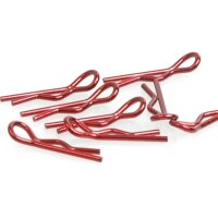 Karosserieclip 1/10 klein - Rot Metallic (8)
