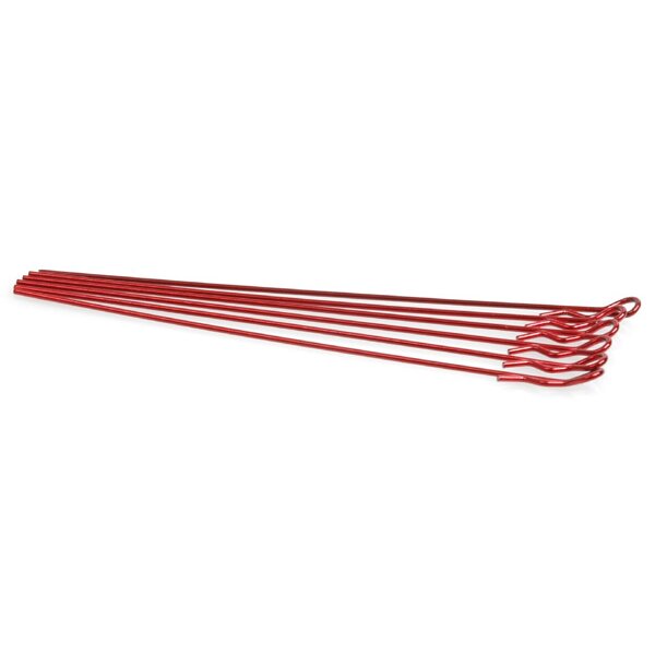 Karosserieclip 1/10 extra lang - Rot Metallic 6 StÃ¼ck